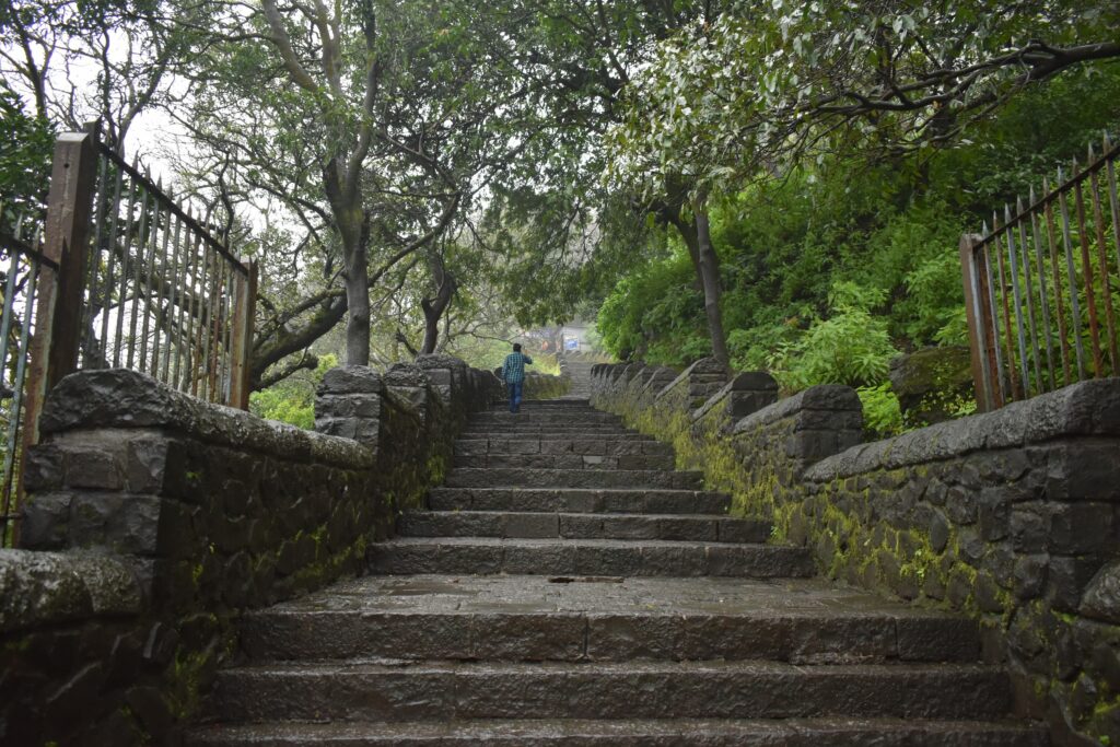 lohagad fort stairs