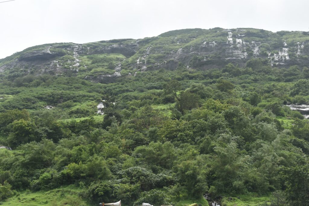waterfalls in monsoon in lonavala, maharastra